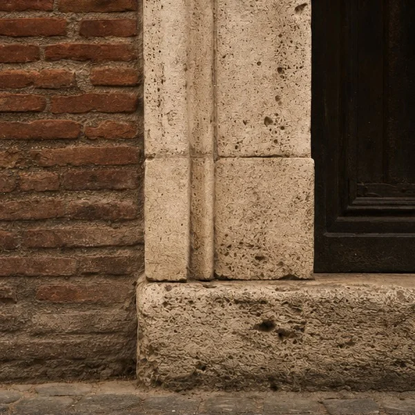 A modest Roman table prepared in a Trastevere trattoria