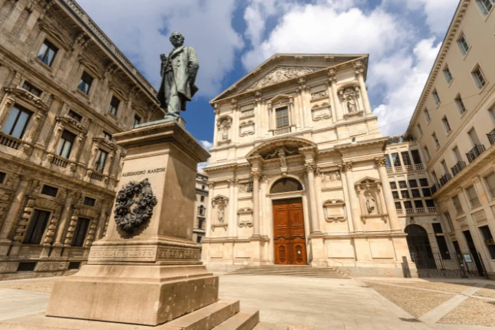 Bild aus der Mailänder Tourgalerie zur Veranschaulichung von: Bramante erfand Raum mit Perspektive